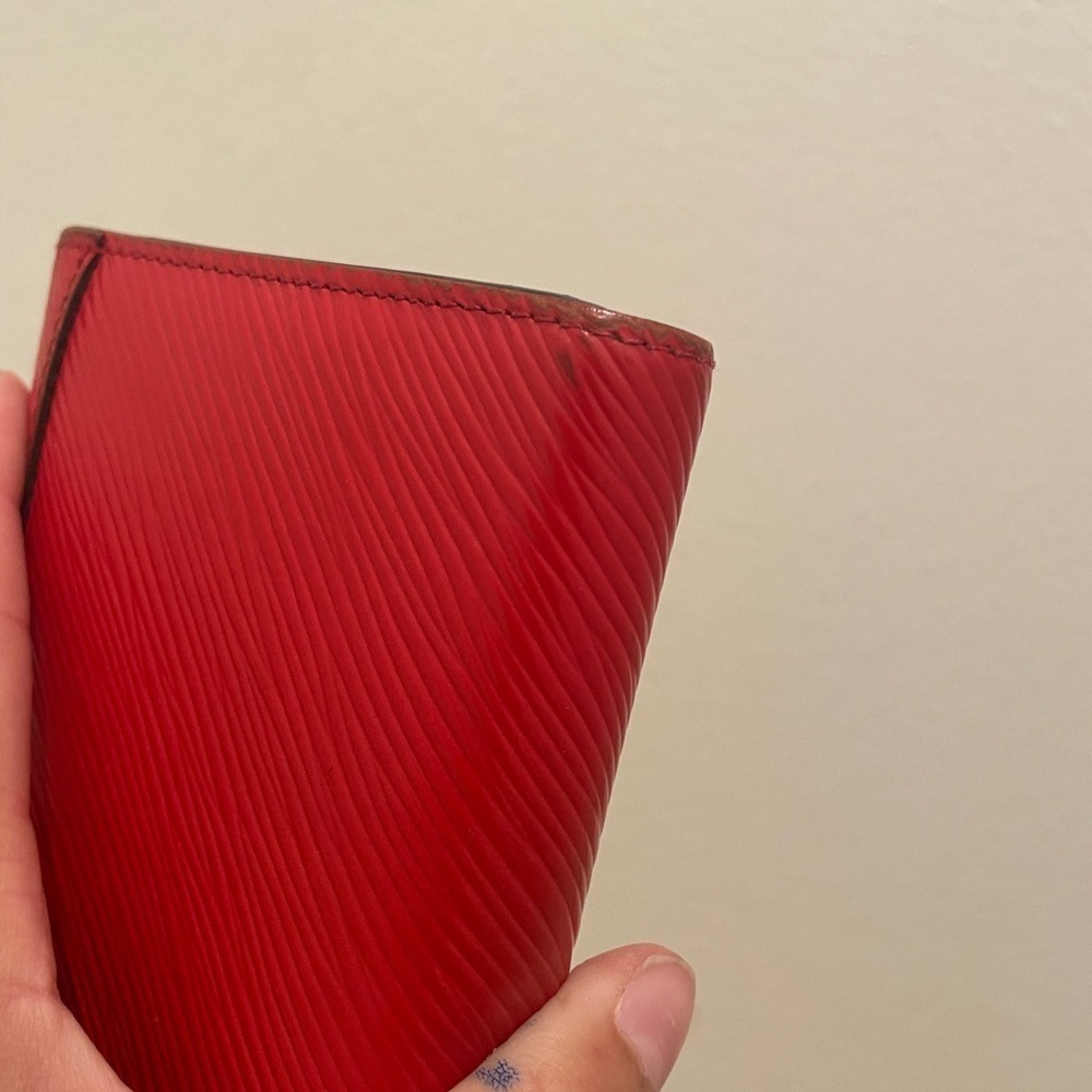 Louis Vuitton EPI Twist Coquelicot Red Wallet Twist Lock​​​​​ - Picture 11 of 14